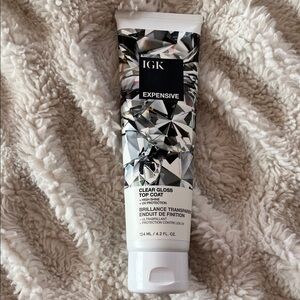 IGK Expensive Clear Gloss Top Coat - Shiny Transparent Finish